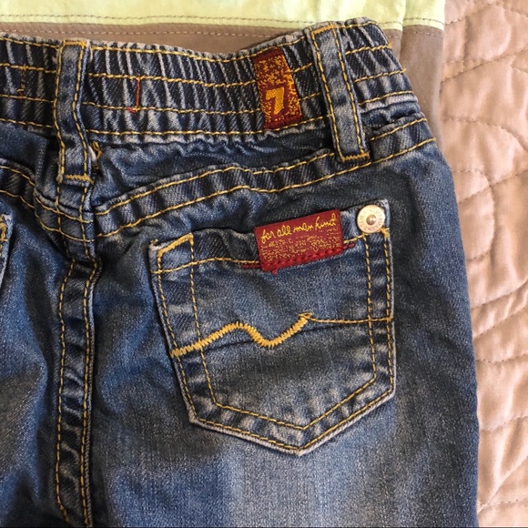 7 for All Mankind Denim Pant Outfit - 6-9mo - Picture 3 of 4